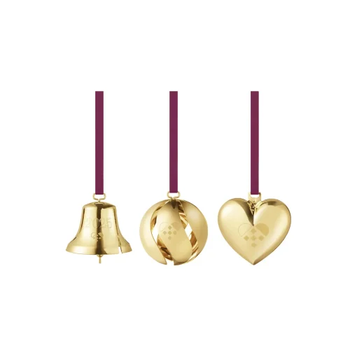 Georg Jensen 2025 Juleornamentsæt 3 stk.,