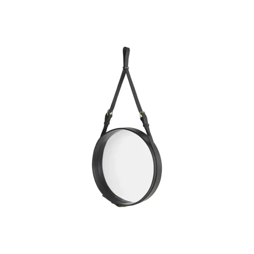 GUBI Adnet Circular Wall Mirror, black
