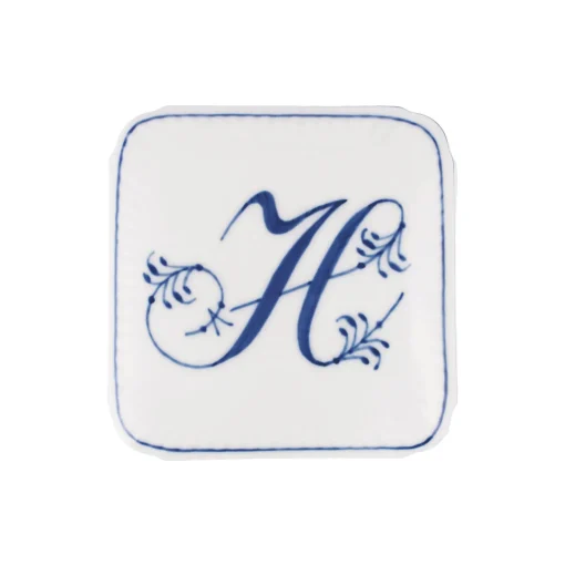 Royal Copenhagen Alfabet bonbonniere, H
