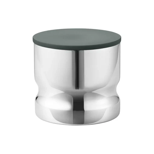 Georg Jensen ALFREDO opbevaringsdåse mini 0,5 L, rustfrit stål/grøn