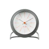Arne Jacobsen Clocks Bankers Bordur, mørk grå