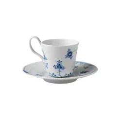 Royal Copenhagen Blå Elements højhankskop og underkop 24 cl