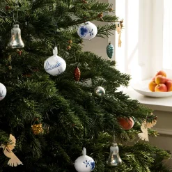Royal Copenhagen Blå Mega Riflet julekugle #1