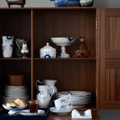 Royal Copenhagen Blå Mega Riflet kande 38 cl