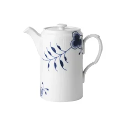 Royal Copenhagen Blå Mega Riflet kande med låg 110 cl