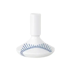 Royal Copenhagen Blå Mega Riflet lysestager 12 cm