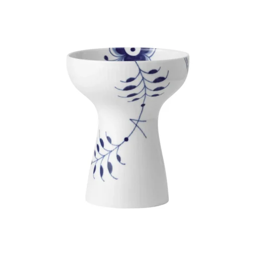 Royal Copenhagen Blå Mega Riflet vase 19 cm