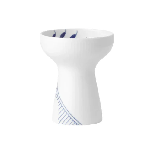Royal Copenhagen Blå Mega Riflet vase 15 cm