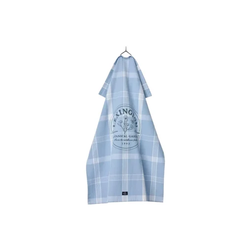Lexington Botanical Checked Organic Cotton Kitchen Towel,