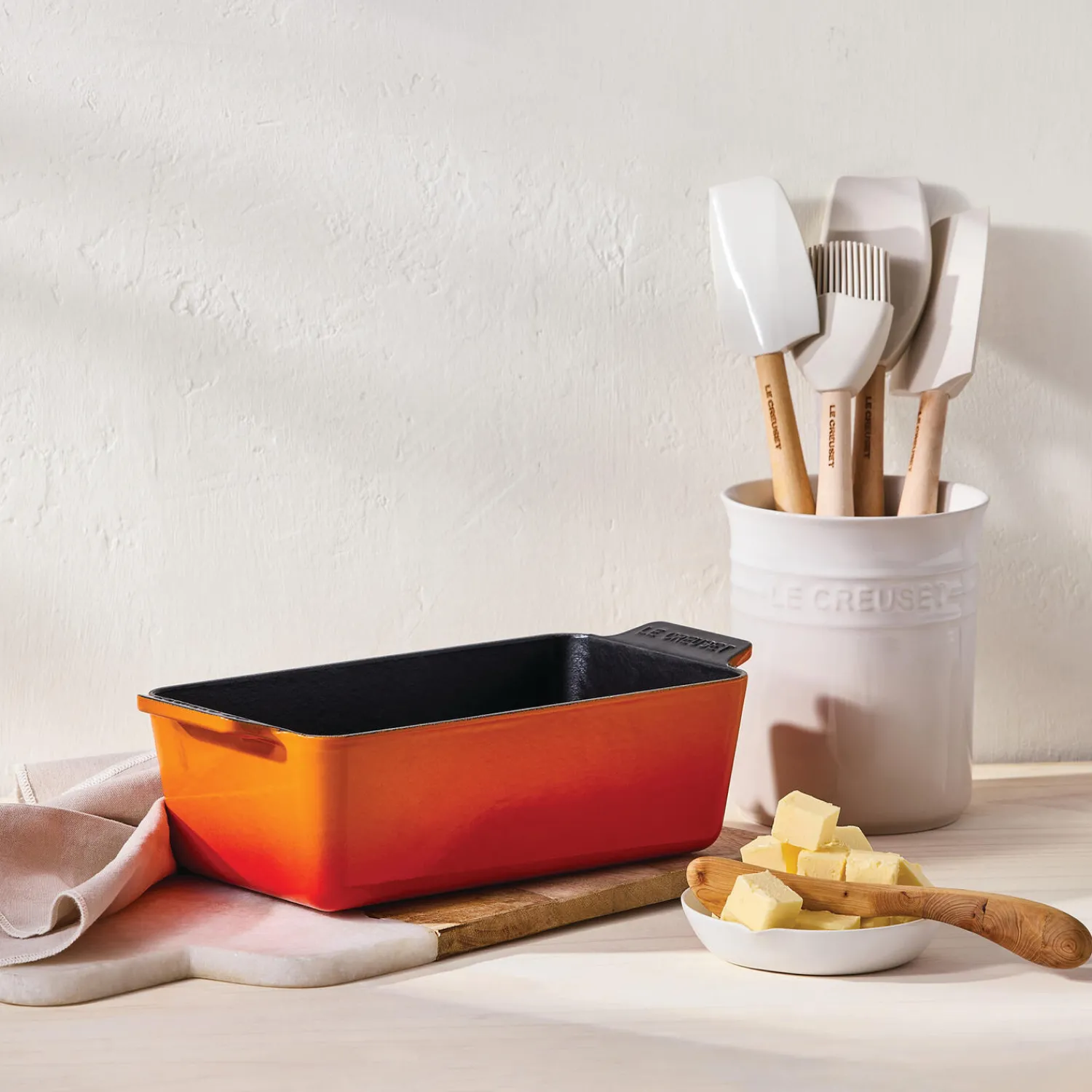 Le Creuset Brødform 23 cm, flame