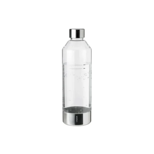 Stelton Brus flaske til kulsyremaskine, clear/steel
