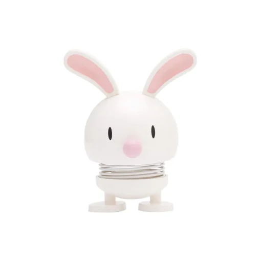 Hoptimist Bunny, white