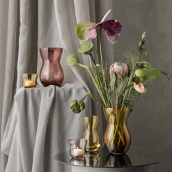 Holmegaard Calabas vase, amber