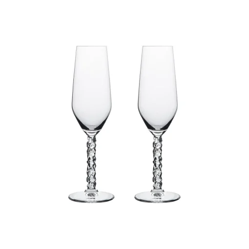 Orrefors Carat champagneglas 2 stk.