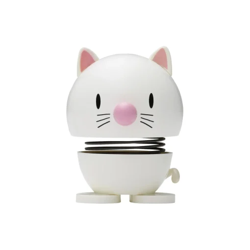 Hoptimist Cat, white