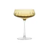 Louise Roe Champagne Coupe Single Cut, amber