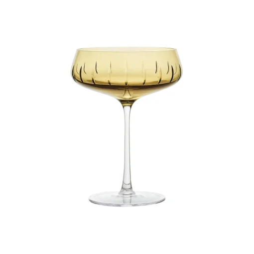 Louise Roe Champagne Coupe Single Cut, amber