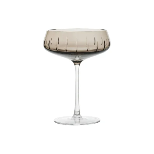 Louise Roe Champagne Coupe Single Cut, smoke