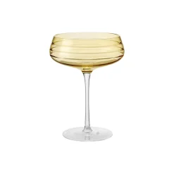 Louise Roe Champagne Coupe Triple Cut, amber