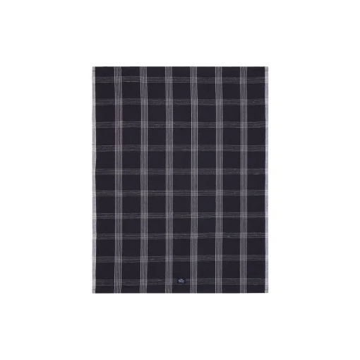Lexington CheckedLinen/CottonKitchenTowel, black/white