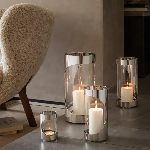 Georg Jensen CHROME CONTOURS Lanterne