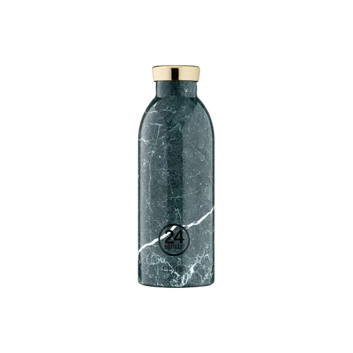 24Bottles Clima Termoflaske, green marble