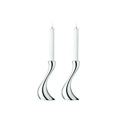 Georg Jensen Cobra lysestage 2 stk.