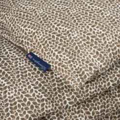 Lexington Cotton Sateen Bed Set, stone/white/beige