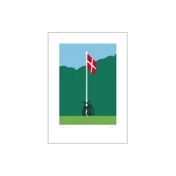 Poster & Frame Dannebrog TIl Tops