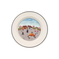 Villeroy & Boch Design Naif tallerken Ø 21 cm, poultry farm