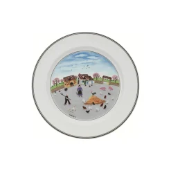 Villeroy & Boch Design Naif tallerken Ø 27 cm, poultry farm