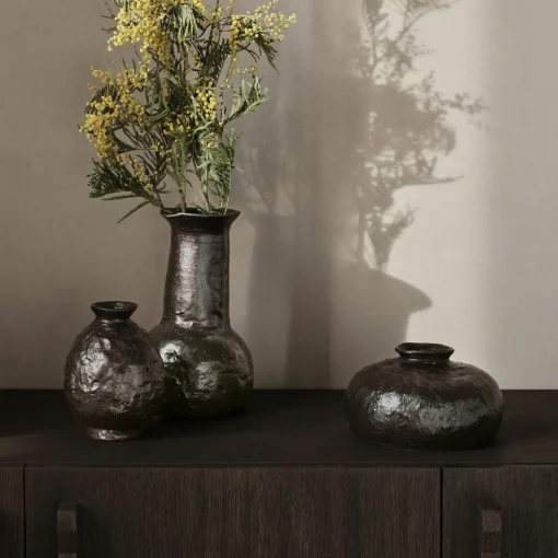 Ferm Living Doro Vase, coffee
