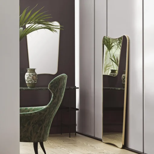 GUBI F.A. 33 Wall Mirror, polished brass