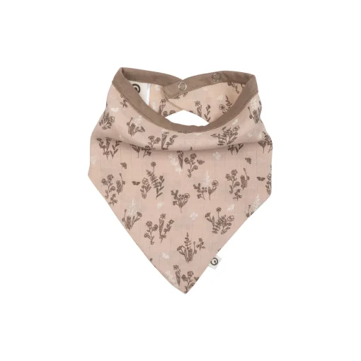 Børn Müsli by Green Cotton FLORA hagesmæk/savlesmæk 2-pak, nightingale/balsam cream/walnut