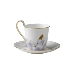 Royal Copenhagen Flora højhankskop med underkop rhododendron 27 cl