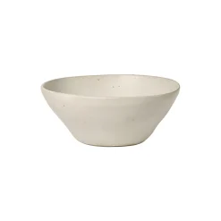 Ferm Living Flow Bowl, off-white speckle