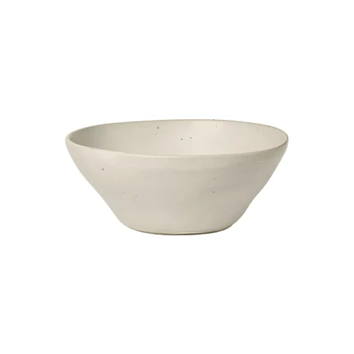 Ferm Living Flow Bowl, off-white speckle