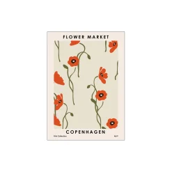 Poster & Frame Flower Market Copenhagen