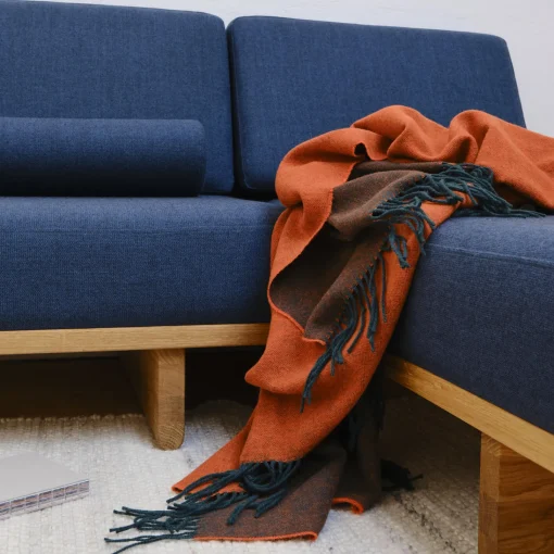 Silkeborg Uldspinderi Franja plaid,