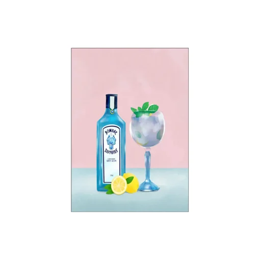 Poster & Frame Gin Cocktail