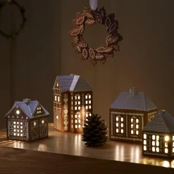 Kähler Gingerbread Lyshus Julestald