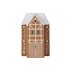 Kähler Gingerbread lyshus stor, brun