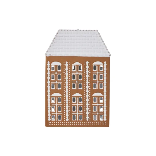 Kähler Gingerbread lyshus stor, brun