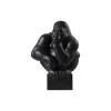 Royal Copenhagen Gorilla figur Hovedet hvilende på hånden