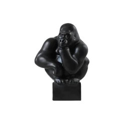 Royal Copenhagen Gorilla figur Hovedet hvilende på hånden