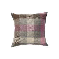 Klippan Yllefabrik Gotland multi uld pude, multi pink