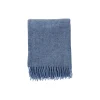 Klippan Yllefabrik Gotland uld plaid, infinity blue