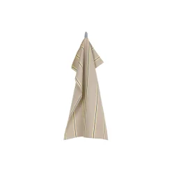 Ferm Living Hale Tea Towel, oyster/lemon/bright blue