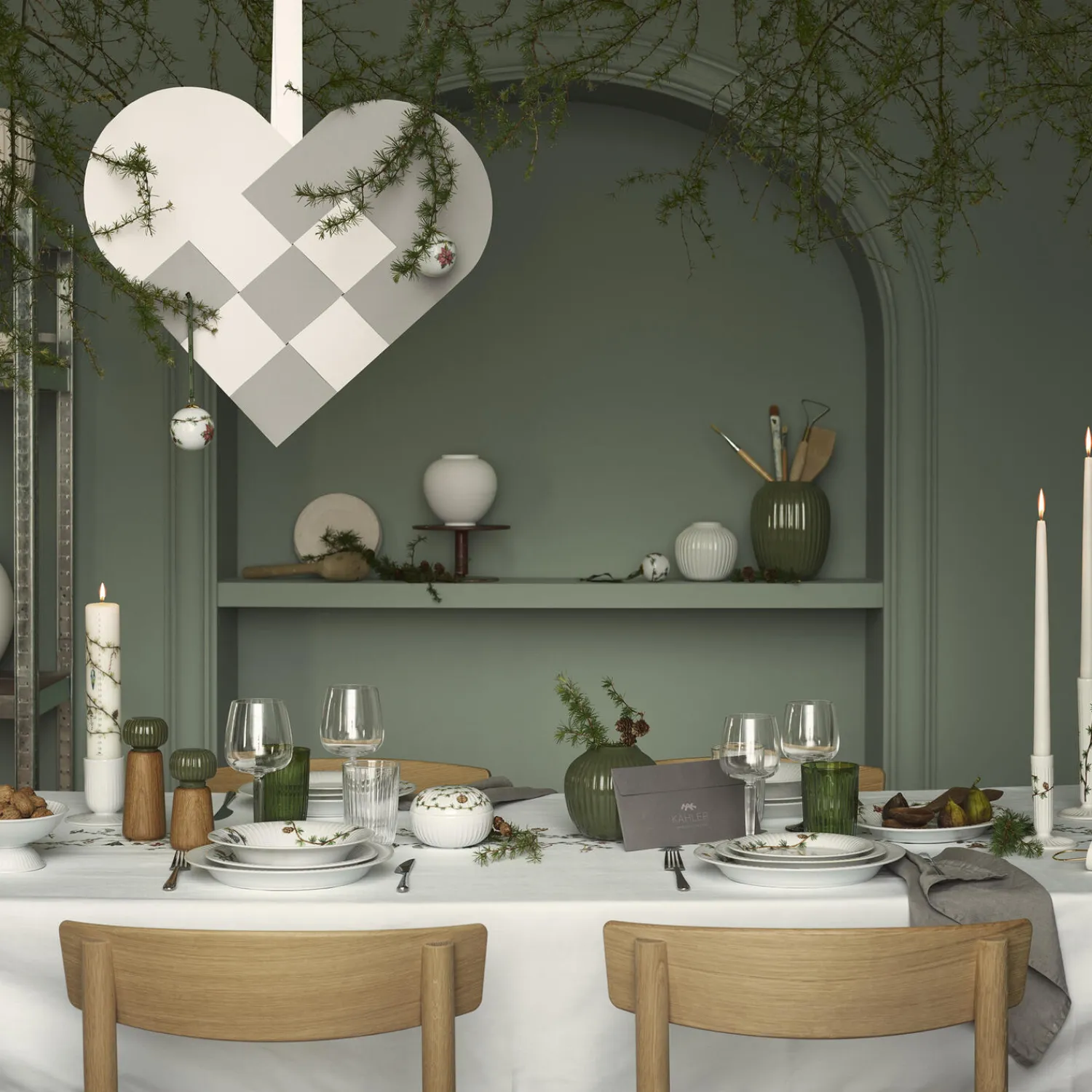 Kähler Hammershøi Christmas lysestage
