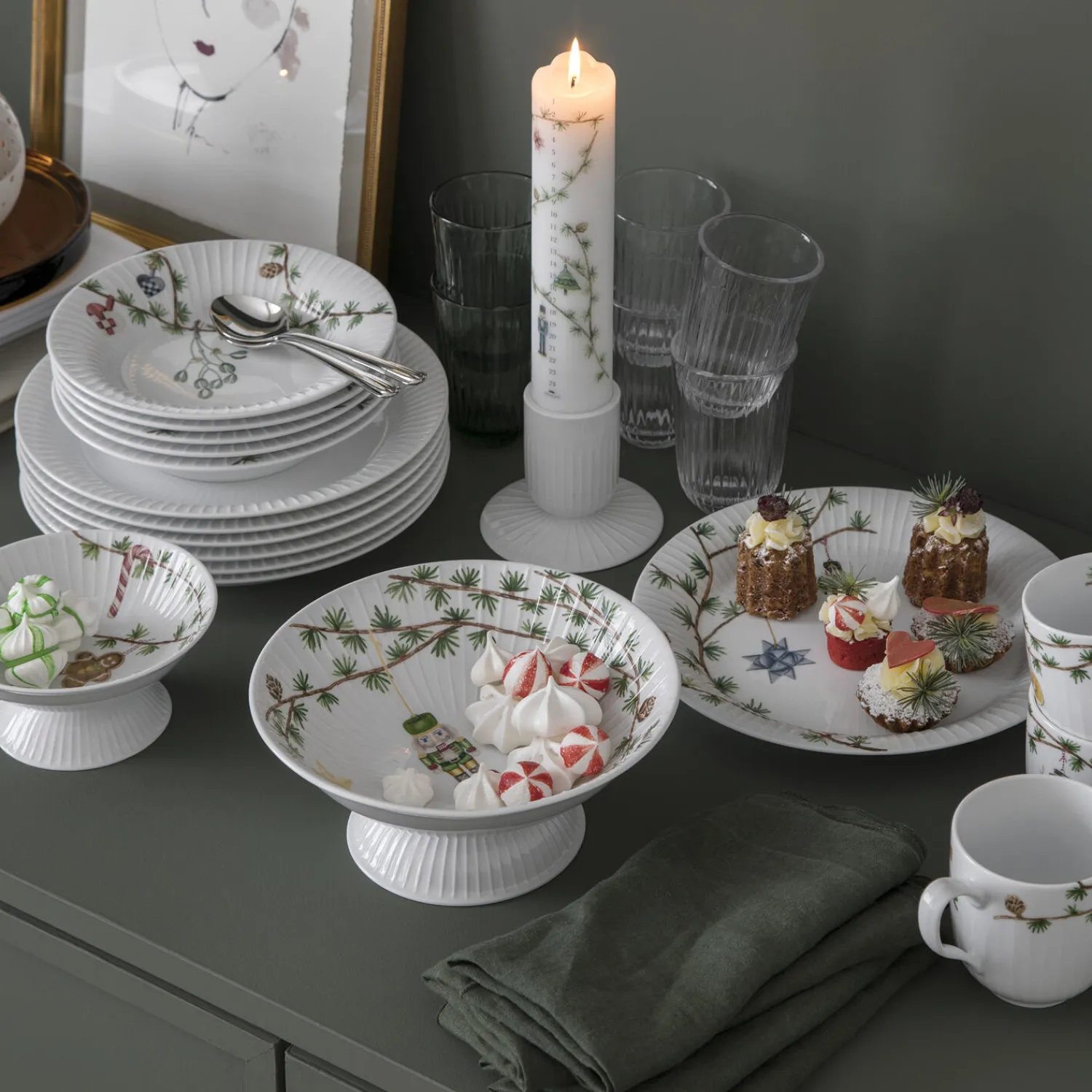 Kähler Hammershøi Christmas opsats